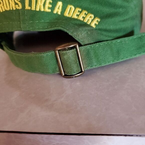 John Deere Trucker Farmer Baseball Cap Green Adjustable Kids Size Embroidered - Picture 4 of 7